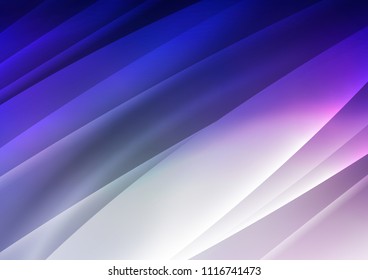 Dark Purple vector template with repeated sticks. Lines on blurred abstract background with gradient. The pattern can be used for busines ad, booklets, leaflets