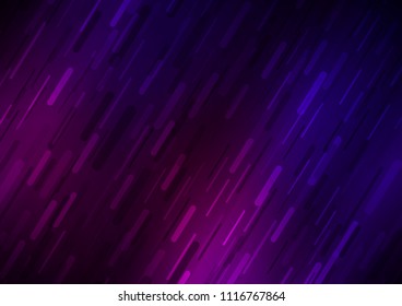 Dark Purple vector template with repeated diagonal lines. Blurred decorative design in simple style with lines. Smart design for your business advert.