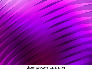 Dark Purple vector template with repeated sticks. Shining colored illustration with narrow lines. The pattern can be used for websites.