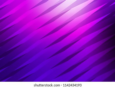 Dark Purple vector template with repeated sticks. Modern geometrical abstract illustration with staves. The pattern can be used for websites.