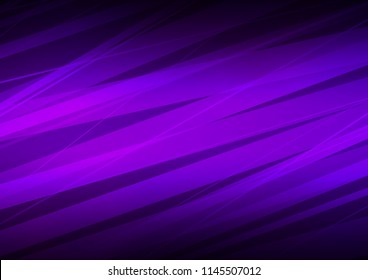 Dark Purple vector template with repeated sticks. Modern geometrical abstract illustration with staves. The template can be used as a background.