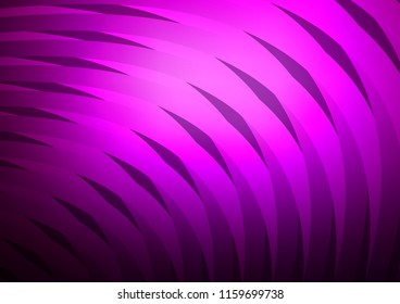 Dark Purple vector template with repeated sticks. Shining colored illustration with narrow lines. The template can be used as a background.