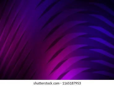 Dark Purple vector template with repeated sticks. Glitter abstract illustration with colored sticks. The pattern can be used for busines ad, booklets, leaflets