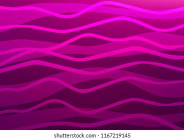 Dark Purple vector template with repeated sticks. Lines on blurred abstract background with gradient. Smart design for your business advert.