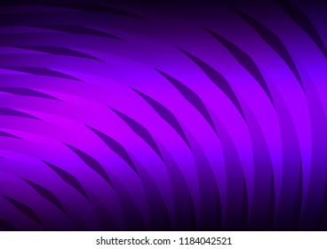 Dark Purple vector template with repeated sticks. Lines on blurred abstract background with gradient. The template can be used as a background.