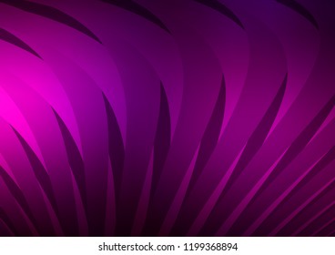 Dark Purple vector template with repeated sticks. Lines on blurred abstract background with gradient. The pattern can be used for busines ad, booklets, leaflets