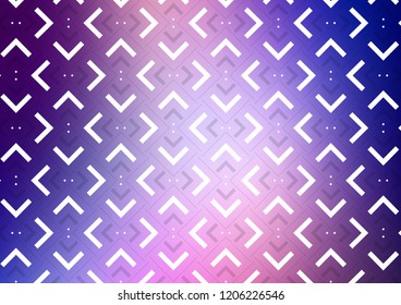 Dark Purple vector template with repeated sticks. Modern geometrical abstract illustration with staves. Smart design for your business advert.