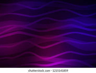 Dark Purple vector template with repeated sticks. Blurred decorative design in simple style with lines. The template can be used as a background.
