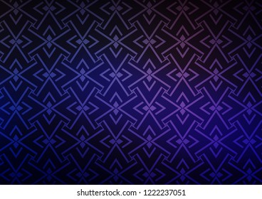 Dark Purple vector template with repeated sticks. Shining colored illustration with narrow lines. Pattern for websites, landing pages.