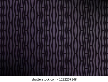 Dark Purple vector template with repeated sticks. Decorative shining illustration with lines on abstract template. The pattern can be used for websites.