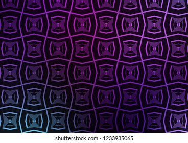 Dark Purple vector template with repeated sticks. Modern geometrical abstract illustration with staves. Pattern for ads, posters, banners.