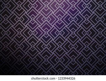 Dark Purple vector template with repeated sticks. Glitter abstract illustration with colored sticks. Pattern for ads, posters, banners.