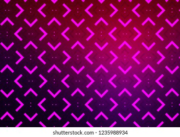 Dark Purple vector template with repeated sticks. Lines on blurred abstract background with gradient. The pattern can be used for busines ad, booklets, leaflets