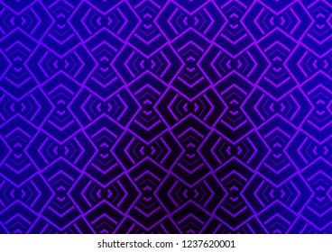 Dark Purple vector template with repeated sticks. Modern geometrical abstract illustration with staves. Best design for your ad, poster, banner.