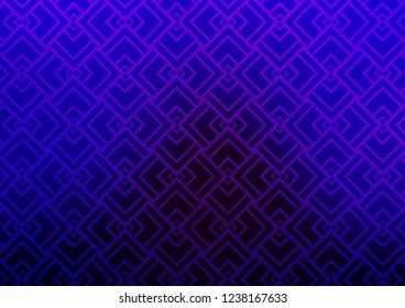 Dark Purple vector template with repeated sticks. Shining colored illustration with narrow lines. Pattern for ads, posters, banners.