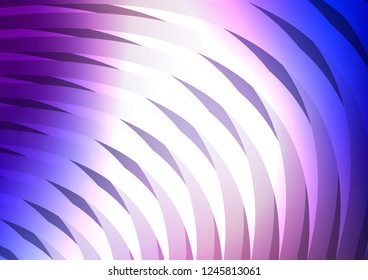 Dark Purple vector template with repeated sticks. Glitter abstract illustration with colored sticks. The template can be used as a background.