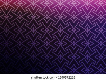 Dark Purple vector template with repeated sticks. Shining colored illustration with narrow lines. Pattern for ads, posters, banners.