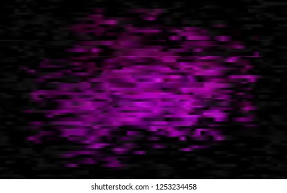 Dark Purple vector template with repeated sticks. Modern geometrical abstract illustration with staves. The pattern can be used as ads, poster, banner for commercial.