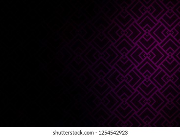Dark Purple vector template with repeated sticks. Modern geometrical abstract illustration with staves. Pattern for websites, landing pages.