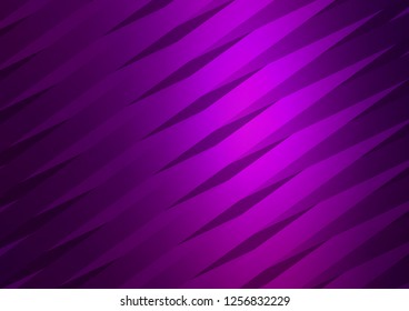 Dark Purple vector template with repeated sticks. Decorative shining illustration with lines on abstract template. The pattern can be used for busines ad, booklets, leaflets