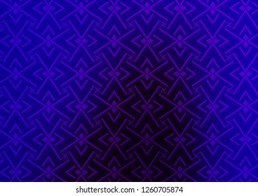 Dark Purple vector template with repeated sticks. Glitter abstract illustration with colored sticks. Pattern for ads, posters, banners.