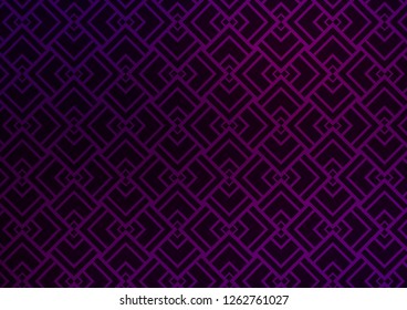 Dark Purple vector template with repeated sticks. Modern geometrical abstract illustration with staves. Backdrop for TV commercials.
