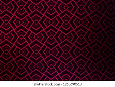 Dark Purple vector template with repeated sticks. Lines on blurred abstract background with gradient. Pattern for websites, landing pages.