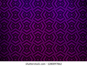 Dark Purple vector template with repeated sticks. Modern geometrical abstract illustration with staves. Pattern for business booklets, leaflets.