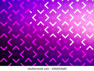 Dark Purple vector template with repeated sticks. Shining colored illustration with narrow lines. The pattern can be used for websites.