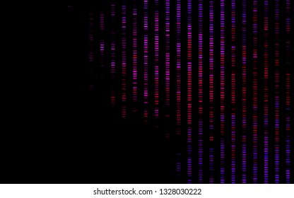 Dark Purple vector template with repeated sticks. Modern geometrical abstract illustration with staves. Smart design for your business advert.