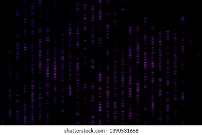 Dark Purple vector template with repeated sticks. Shining colored illustration with narrow lines. Pattern for websites, landing pages.