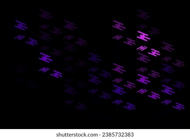 Dark Purple vector template with repeated sticks. Lines on blurred abstract background with gradient. Pattern for business booklets, leaflets.