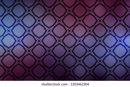 Dark Purple vector template with sky stars. Stars on blurred abstract background with gradient. Pattern for wrapping gifts.