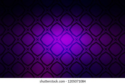 Dark Purple vector template with sky stars. Modern geometrical abstract illustration with stars. Template for sell phone backgrounds.