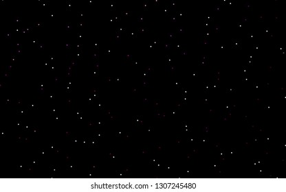 Dark Purple vector template with sky stars. Modern geometrical abstract illustration with stars. The pattern can be used for websites.