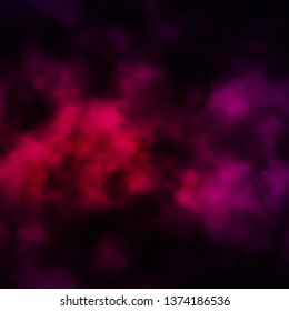Dark Purple vector template with sky, clouds. Shining illustration with abstract gradient clouds. Template for landing pages.