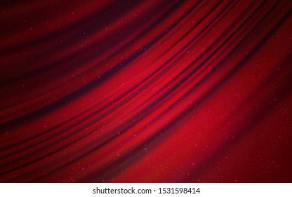Dark Purple vector template with space stars. Space stars on blurred abstract background with gradient. Template for cosmic backgrounds.