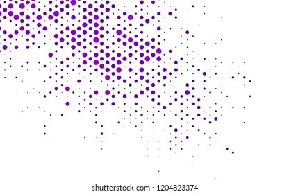 Dark Purple vector template with spots. Abstract illustration with colored bubbles in nature style. Pattern for ads, leaflets.