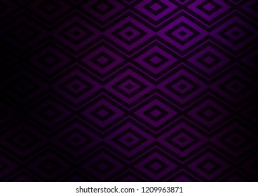 Dark Purple vector template with sticks, squares. Colorful illustration with lines, cubes on abstract template. Smart design for your business advert.