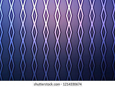 Dark Purple vector template with sticks, squares. Colorful decorative design in simple style with lines, rhombuses. Pattern for ads, posters, banners.
