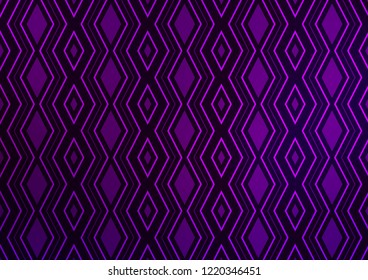 Dark Purple vector template with sticks, squares. Colorful decorative design in simple style with lines, rhombuses. Backdrop for TV commercials.