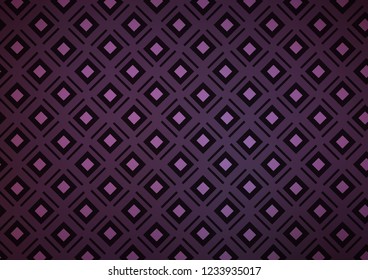 Dark Purple vector template with sticks, squares. Modern geometric abstract illustration with lines, squares. Best design for your ad, poster, banner.