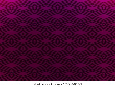 Dark Purple vector template with sticks, squares. Colorful illustration with lines, cubes on abstract template. Backdrop for TV commercials.