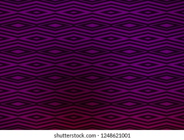 Dark Purple vector template with sticks, squares. Modern geometric abstract illustration with lines, squares. Pattern for ads, posters, banners.