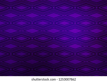 Dark Purple vector template with sticks, squares. Colorful decorative design in simple style with lines, rhombuses. Pattern for business booklets, leaflets.