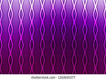 Dark Purple vector template with sticks, squares. Modern geometric abstract illustration with lines, squares. Best design for your ad, poster, banner.