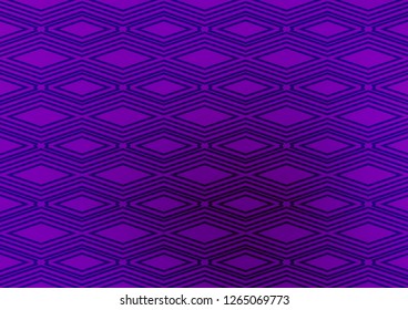 Dark Purple vector template with sticks, squares. Colorful lines, squares on abstract background with gradient. Smart design for your business advert.