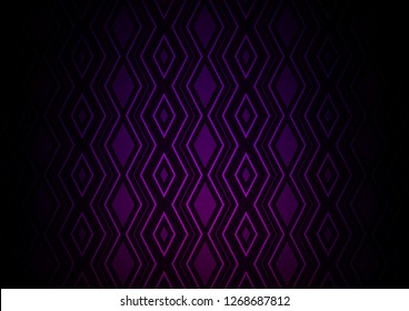 Dark Purple vector template with sticks, squares. Shining colorful illustration with lines, rectangles. Pattern for business booklets, leaflets.