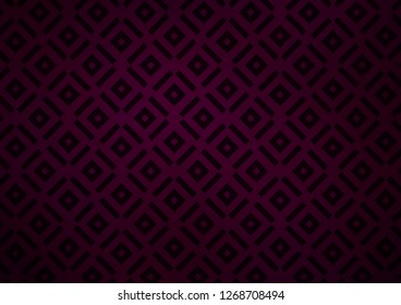 Dark Purple vector template with sticks, squares. Shining colorful illustration with lines, rectangles. Pattern for business booklets, leaflets.