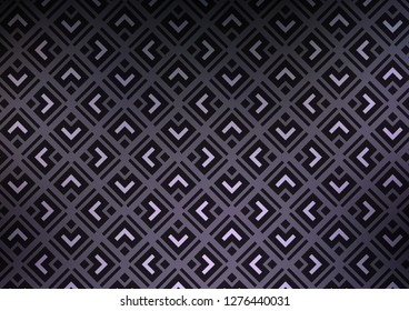 Dark Purple vector template with sticks, squares. Shining colorful illustration with lines, rectangles. Pattern for ads, posters, banners.